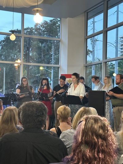 The cast of Songs From the Home Front.