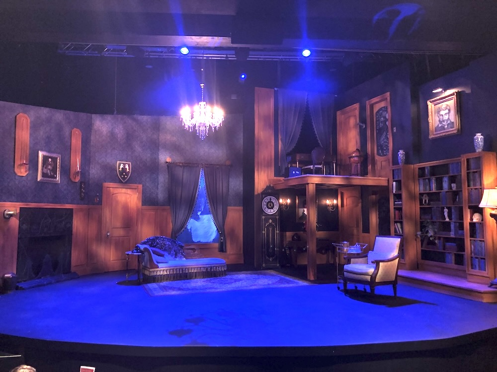 The set of The Play That Goes Wrong. It gets destroyed by the end.