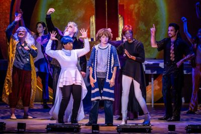 Production photo of Pippin at Garden Theatre in Winter Garden
