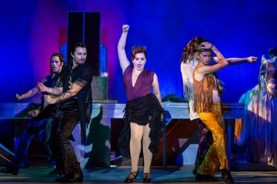 A sample of the choreography of Pippin at Garden Theatre in Winter Garden.