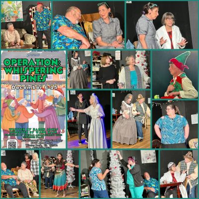 Operation Whispering Pines was held at Breakthrough Theatre Company in December for 6 shows.