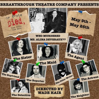 She Wrote, Died, Then Wrote Some More promotional photo